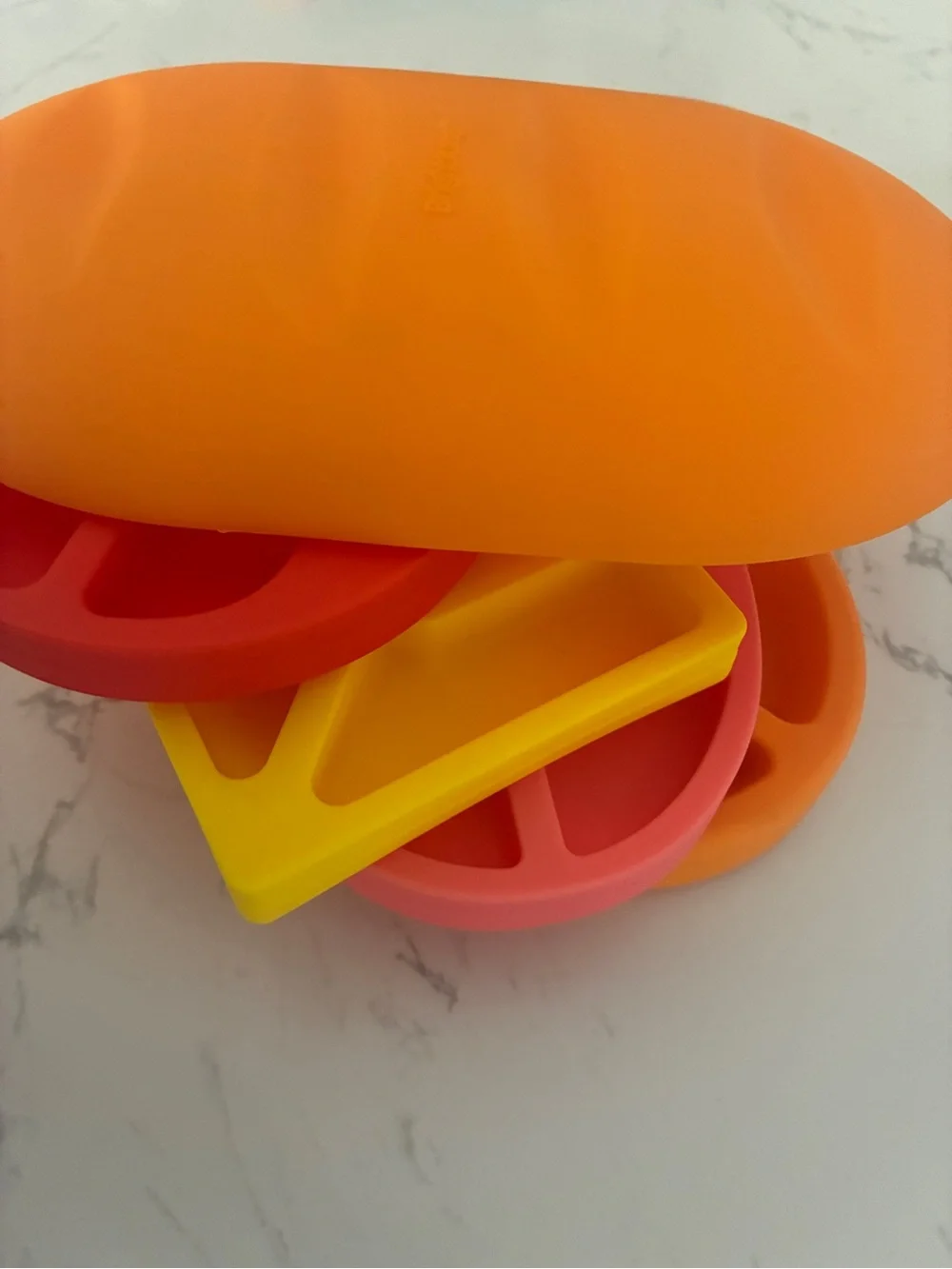 Brightkins Dog Treat Puzzle Toy Hamburger Slow Feeder Enrichment EUC